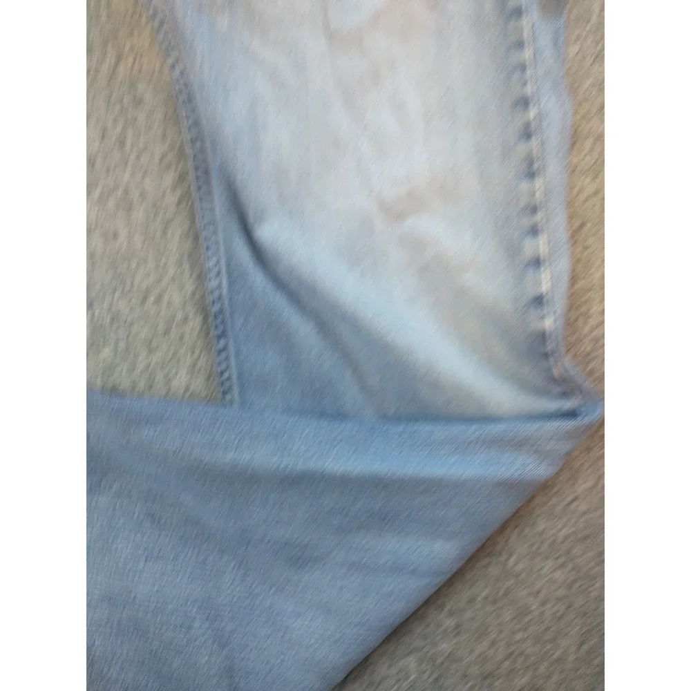 Levis 559 Relaxed Straight Jeans Mens 34x33 Light Wash Distressed Blue Denim